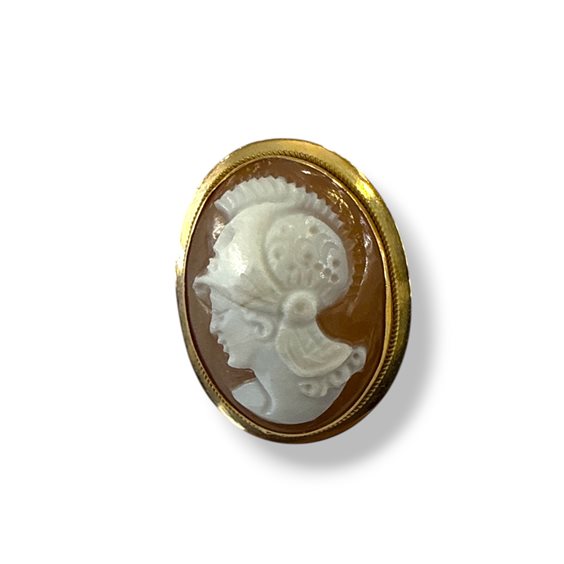 Broche Mandile 1922 Mujer Cammei  in Oro Conchiglia 1MSPC17 - 1MSPC17